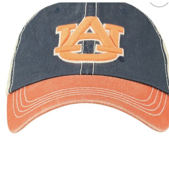 NWT Top of the World Auburn Tigers Offroad Trucker Hat Cap Adjustable Blue NCAA - Picture 1 of 4